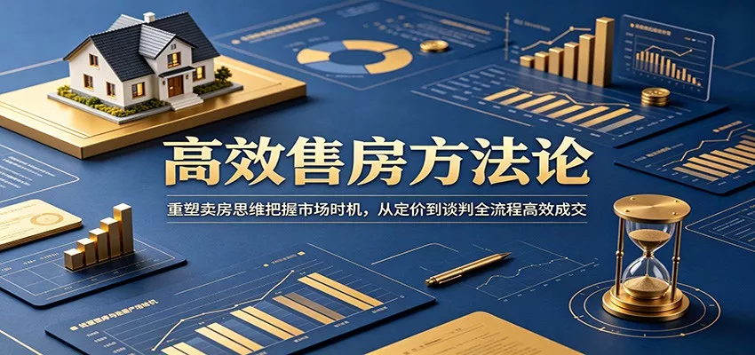 高效售房方法论：重塑卖房思维把握市场时机，从定价到谈判全流程高效成交-易创网