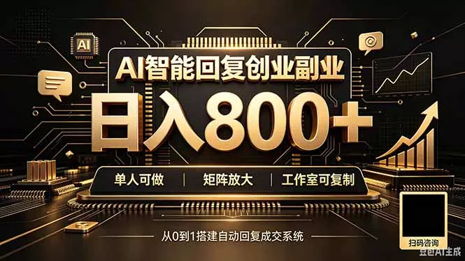 全自动AI挂机创业｜个人副业→工作室全链路扶持-易创网
