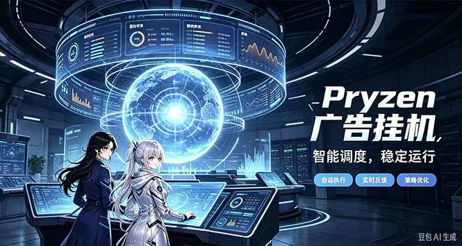 Pryzen广告全自动挂机给自己一个交代，门槛低，零基础小白也可以快速上手-易创网