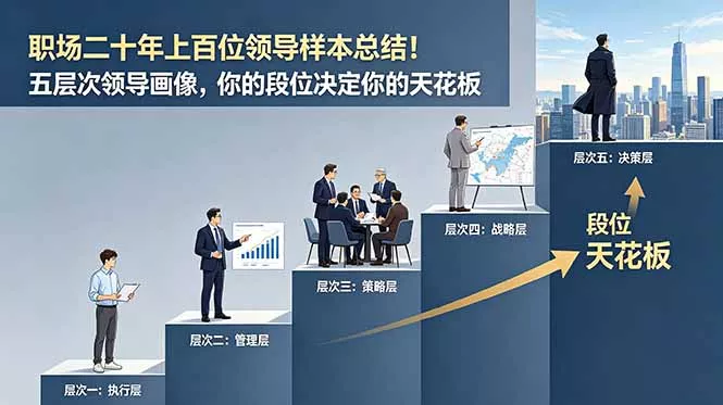 付费文章：职场二十年上百位领导样本总结！五层次领导画像，你的段位决定你的天花板-易创网