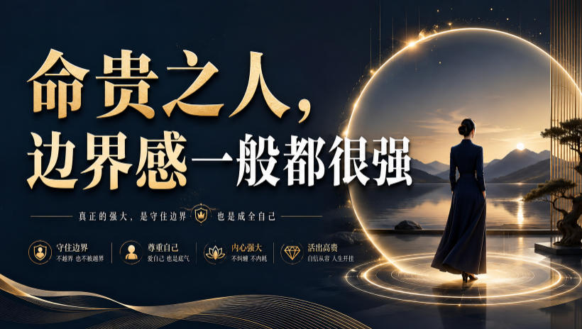 付费文章：命贵之人，边界感一般都很强-易创网