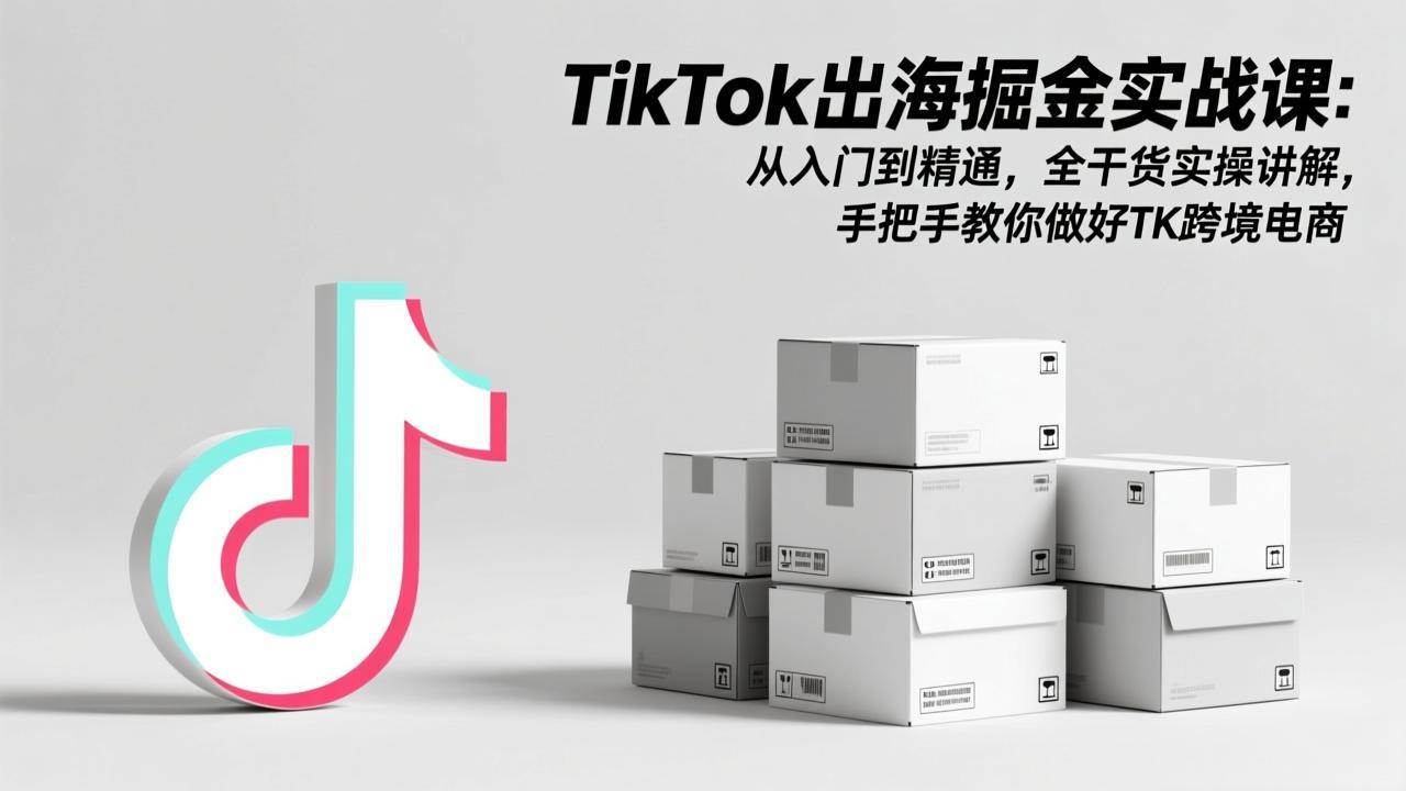 （17368期）TikTok出海掘金实战课：从入门到精通，全干货实操讲解，手把手教你做好TK跨境电商-易创网
