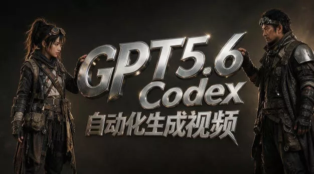 GPT5.6+Codex自动化视频生成：提示词设计×角色设定×封面海报×工作流思路，高效产出AI视频-易创网