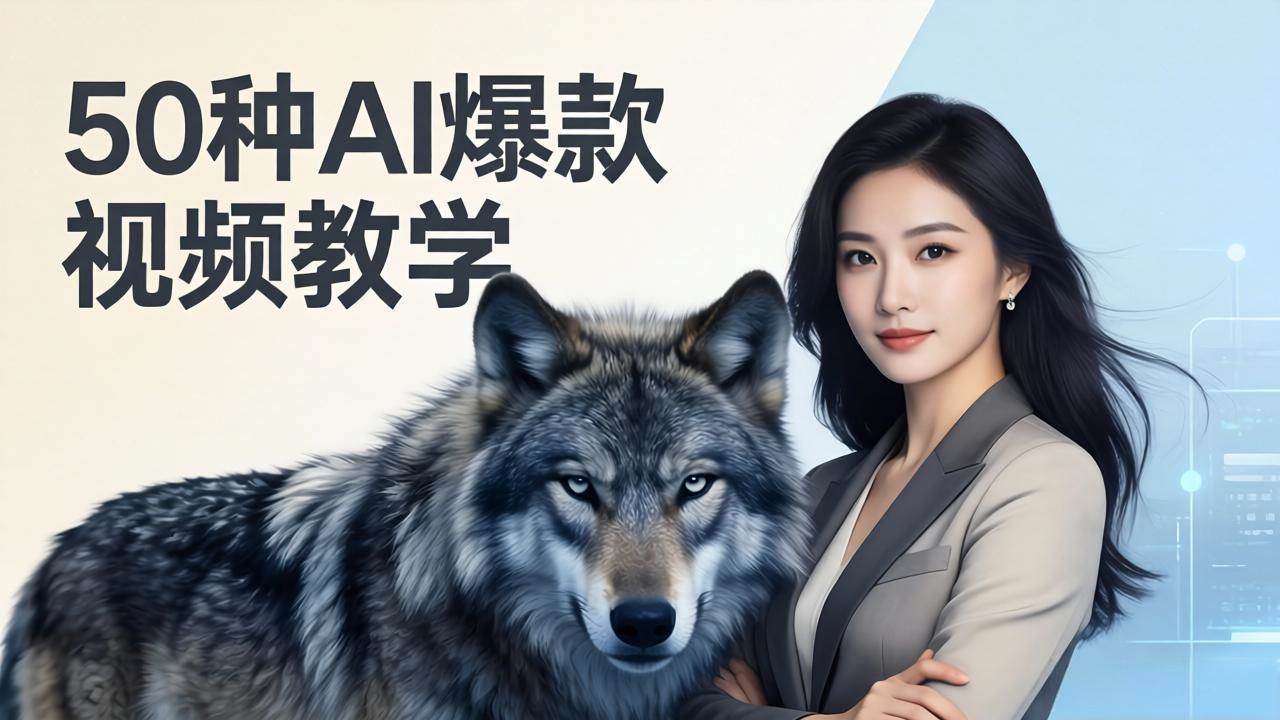 （17815期）50种AI爆款视频教学：影视级古诗词+治愈萌宠+山海经蛟龙，高阶宝典商业落地-易创网