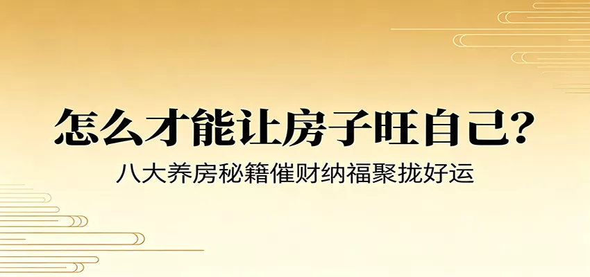 付费文章《怎么才能让房子旺自己？》八大养房秘籍催财纳福聚拢好运-易创网