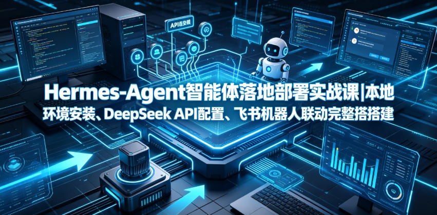 Hermes-Agent智能体落地部署实战课｜本地环境安装、DeepSeek API配置、飞书机器人联动完整搭建教程-易创网