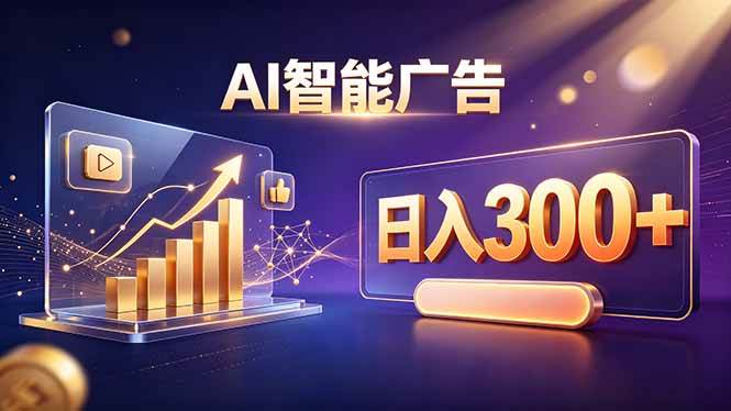 （20233期）不露脸、不直播，AI 智能广告日入 300 + 是怎么做到的？-易创网