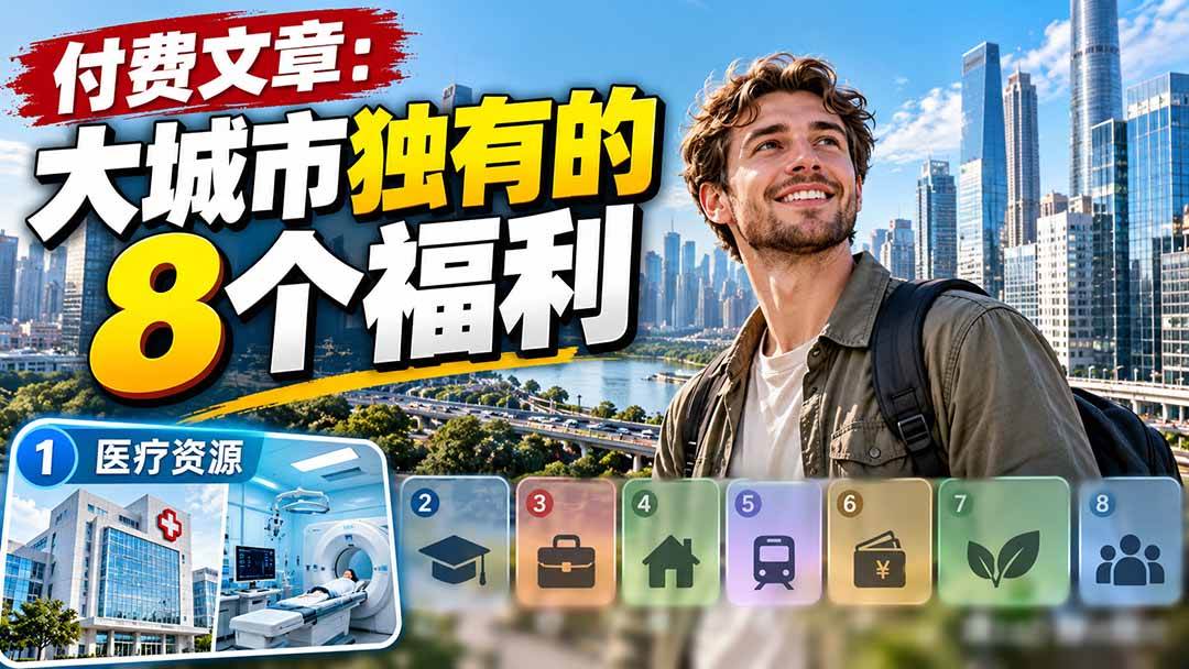 （20848期）付费文章：大城市独有的8个福利-易创网