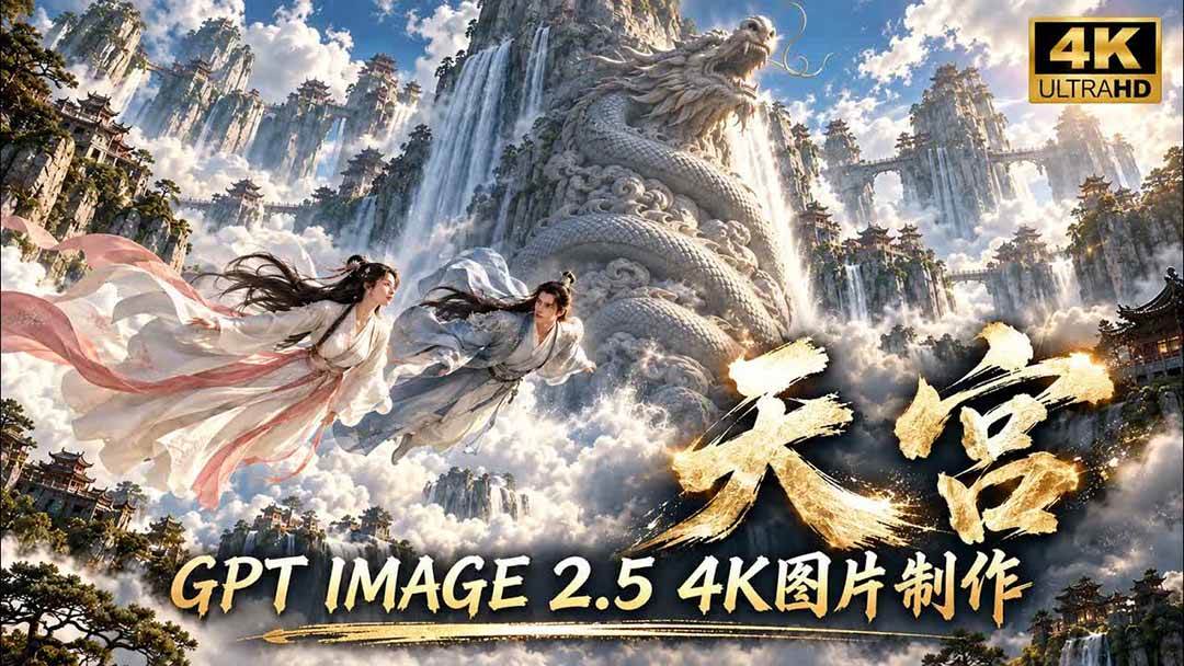 （20764期）【无水印】GPT Image 2.5实测！4K到底多清楚？皮肤、手指、修图与天宫场景全面测试-易创网