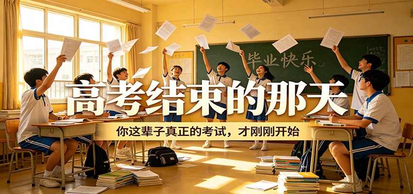 公众号付费文章《高考结束的那天，你这辈子真正的考试，才刚刚开始》-易创网