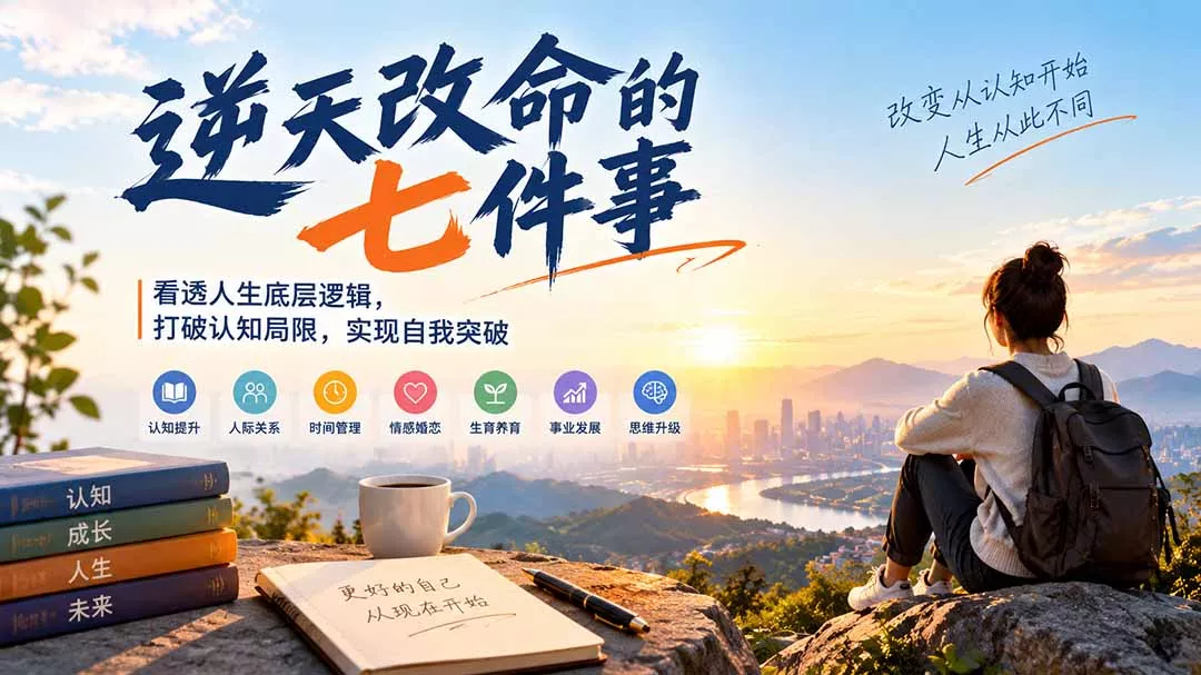 付费文章：逆天改命的七件事，看透人生底层逻辑，打破认知局限，实现自我突破-易创网
