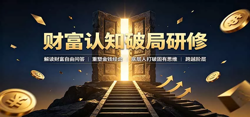 财富认知破局研修：解读”孙割”，重塑金钱观念，底层人打破固有思维跨越阶层-易创网