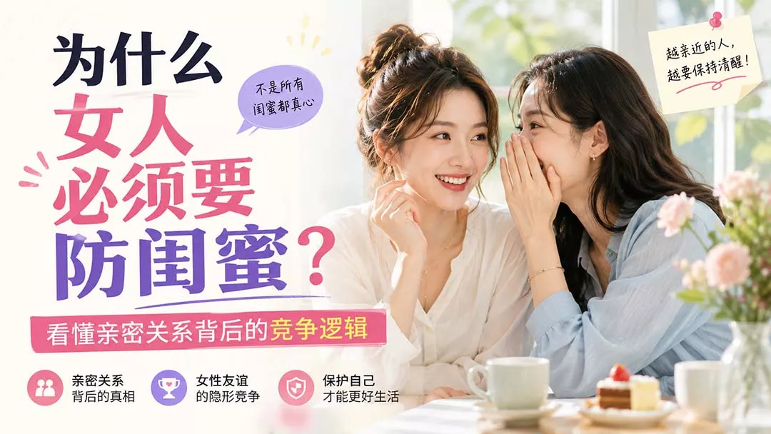 付费文章：为什么女人必须要防闺蜜？看懂亲密关系背后的竞争逻辑-易创网